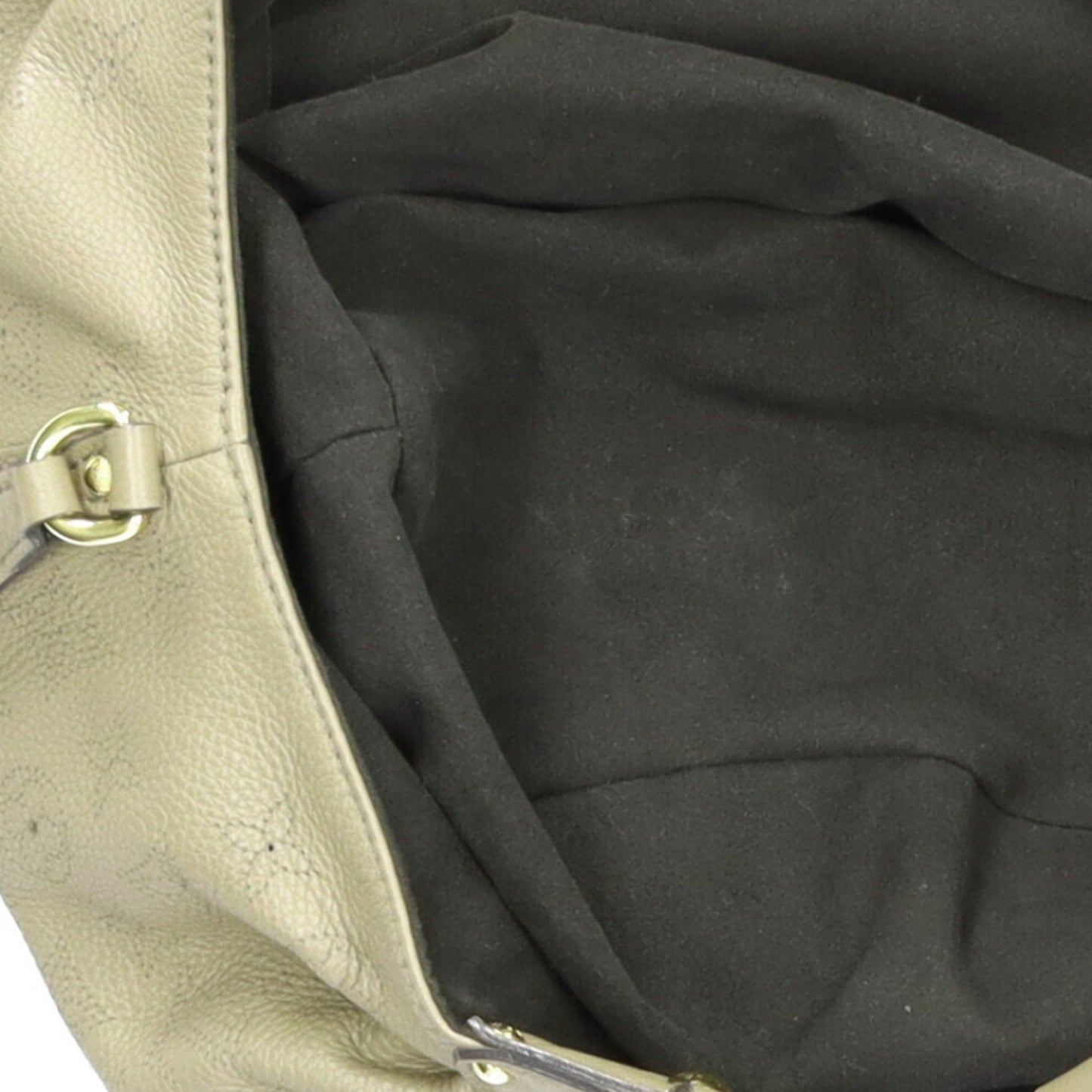Louis Vuitton XL Mahina Shoulder Bag Monogram Gray Ladies