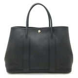 Hermes Black Negonda Leather Handbag Tote Bag ( )