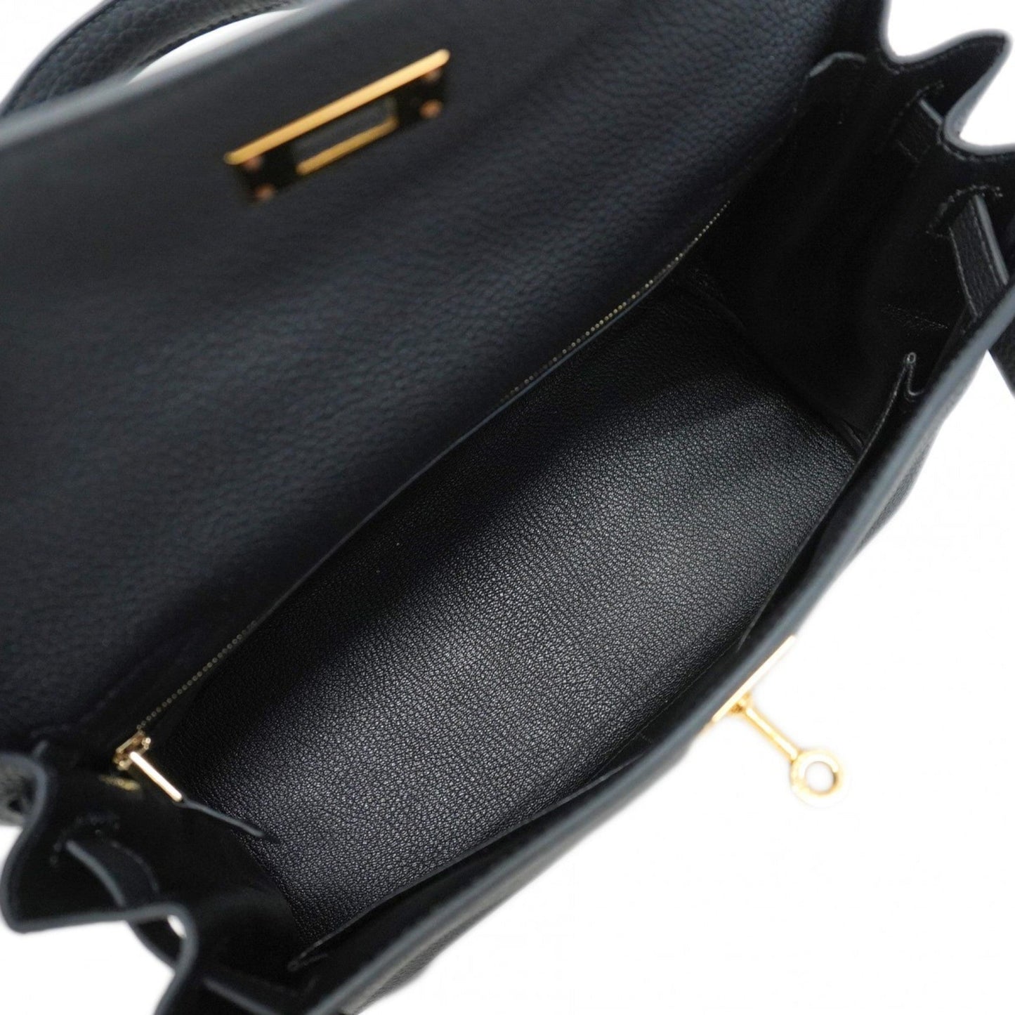 Hermes Black Togo Leather Handbag ( )