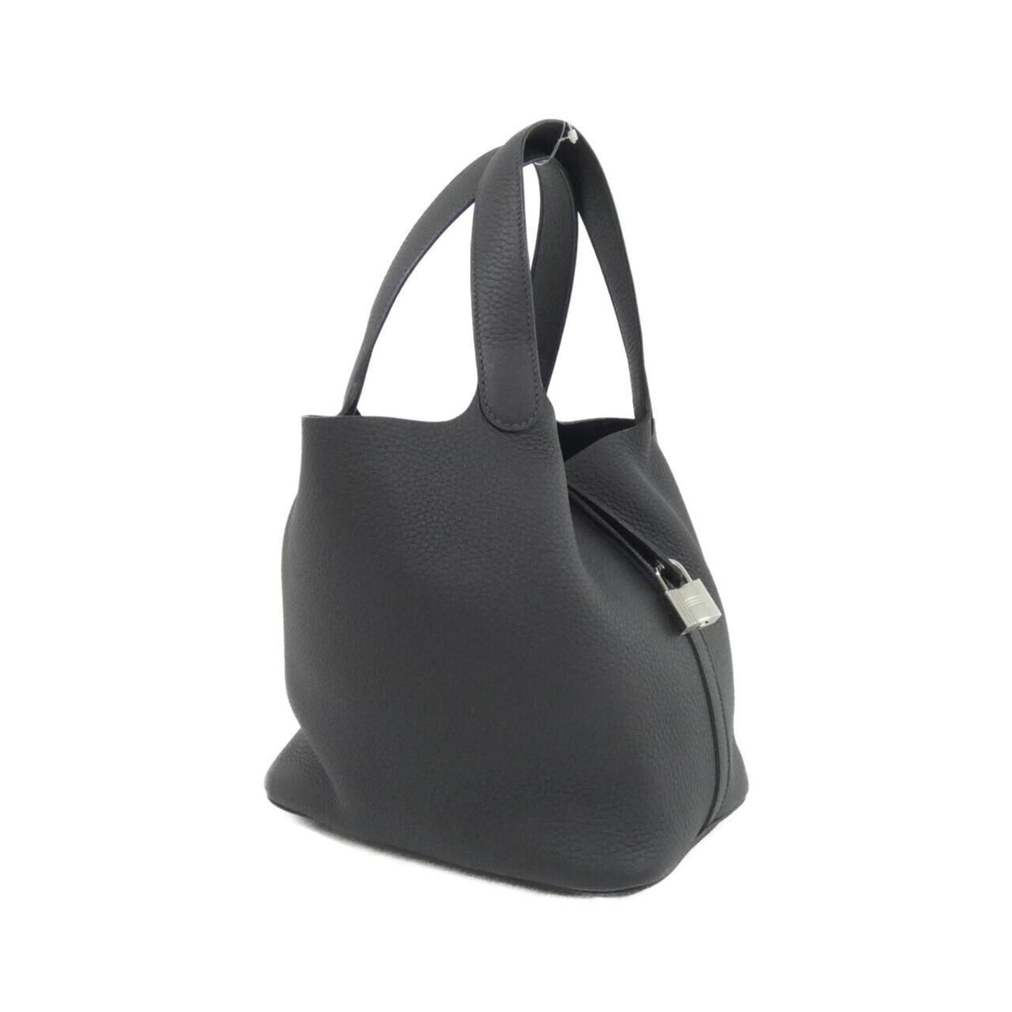 Hermes Black Taurillon Clemence Leather Shoulder Bag ( )