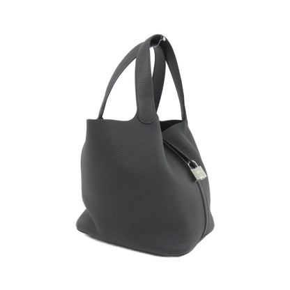 Hermes Black Taurillon Clemence Leather Shoulder Bag ( )