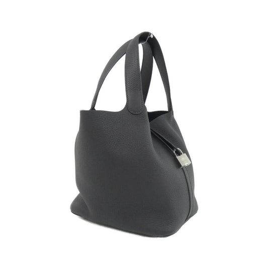 Hermes Black Taurillon Clemence Leather Shoulder Bag ( )