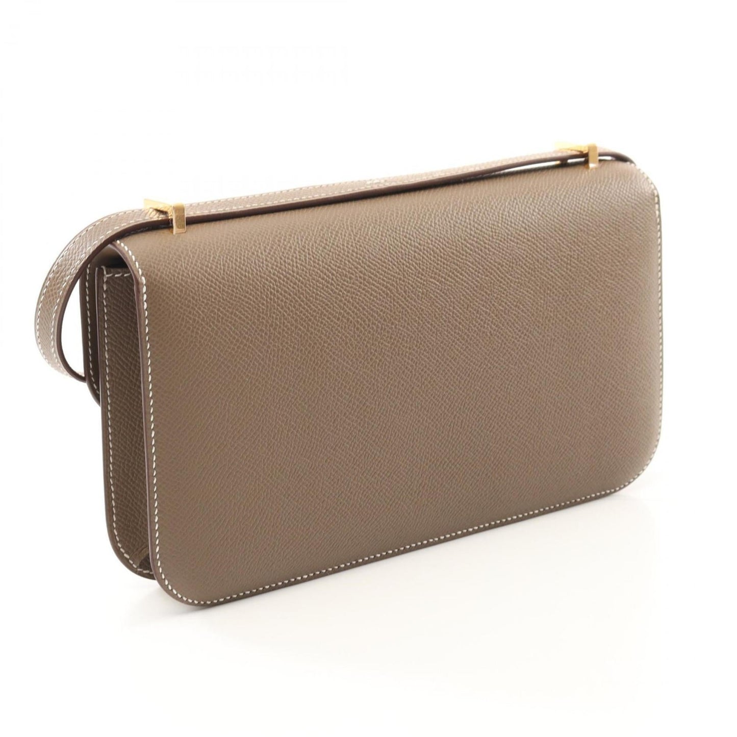 Hermes Brown Leather Shoulder Bag ( )
