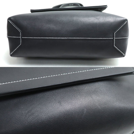 Hermes Black Swift Leather Tote Bag ( )