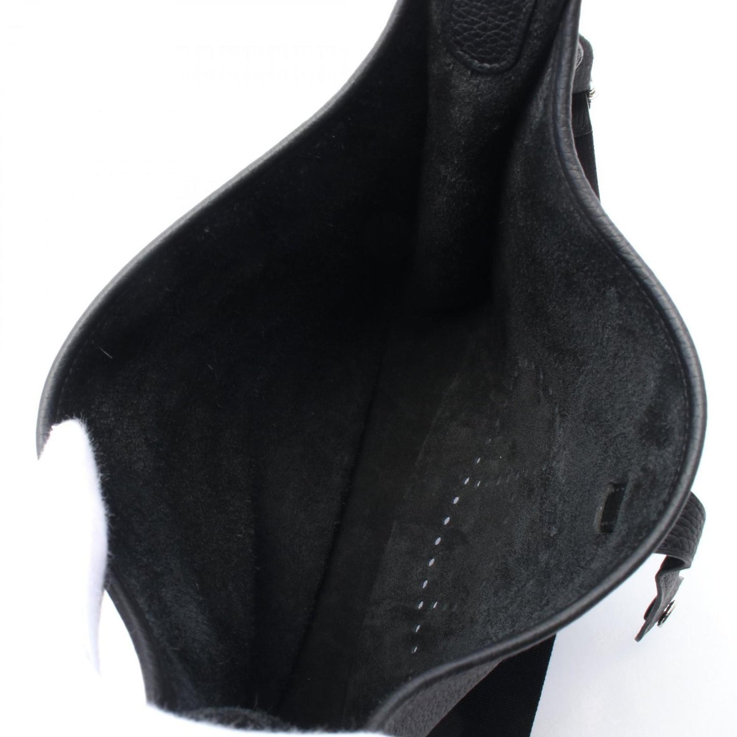 Hermes Black Taurillon Clemence Leather Leather Shoulder Bag ( )