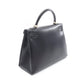 Hermes Black Box Calf Leather Handbag ( )