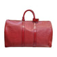 LOUIS VUITTON Epi Keepall 45 Boston Bag Ladies M42977 Castilian Red