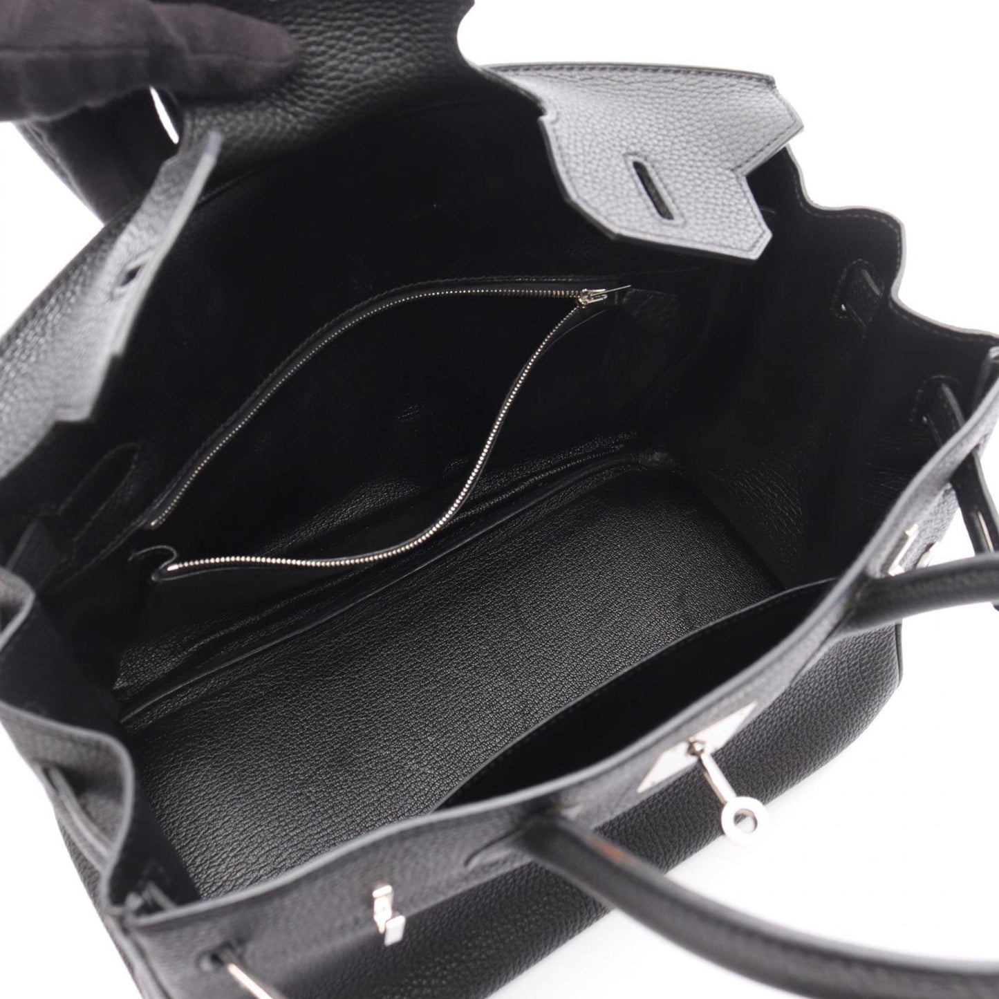 Hermes Black Togo Leather Handbag ( )