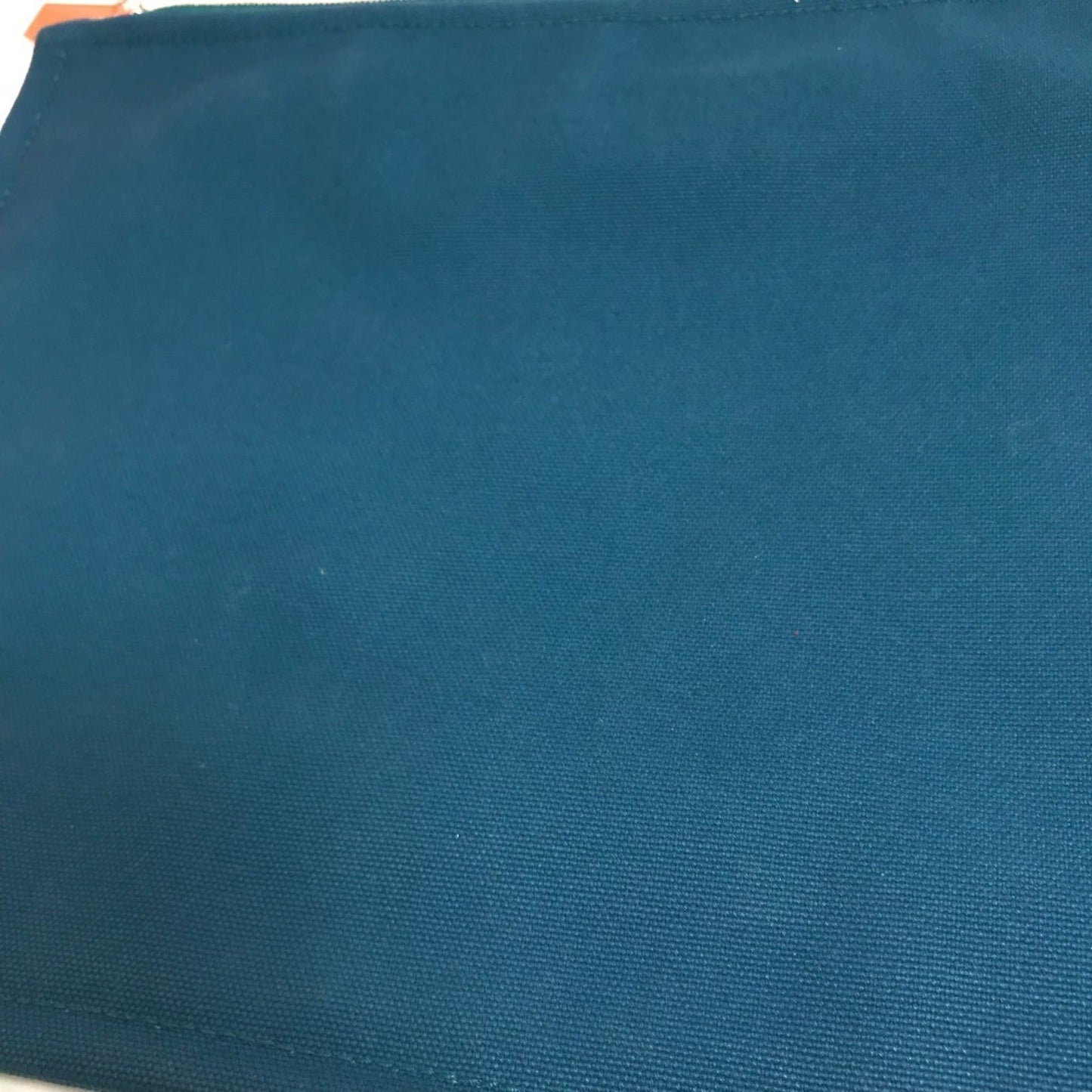Hermes Blue Canvas Pouch ( )