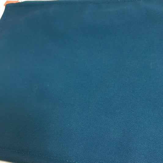 Hermes Blue Canvas Pouch ( )