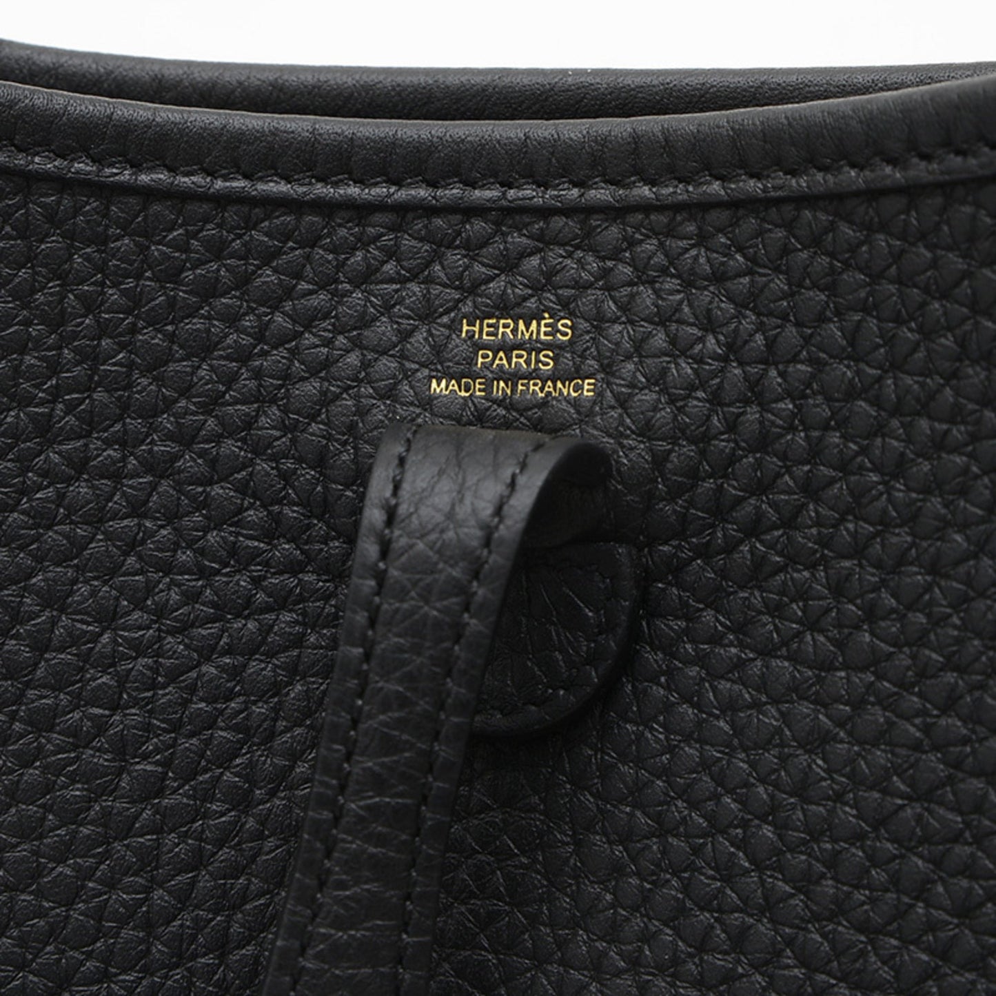 Hermes Black Taurillon Clemence Leather Shoulder Bag ( )