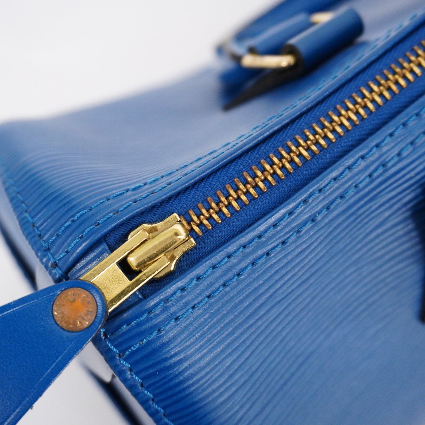 LOUIS VUITTONAuth  Epi Speedy 25 M43015 Women's Handbag Toledo Blue