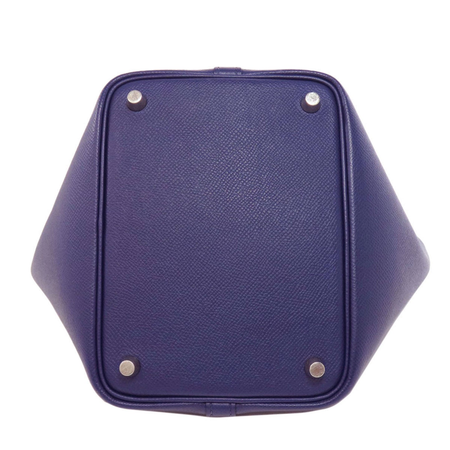 Hermes Blue Navy Epsom Leather Handbag ( )