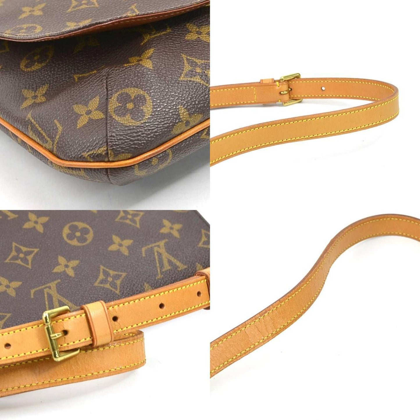 LOUIS VUITTON Shoulder Bag Monogram M tte Salsa Short Canvas Brown Women's M51258