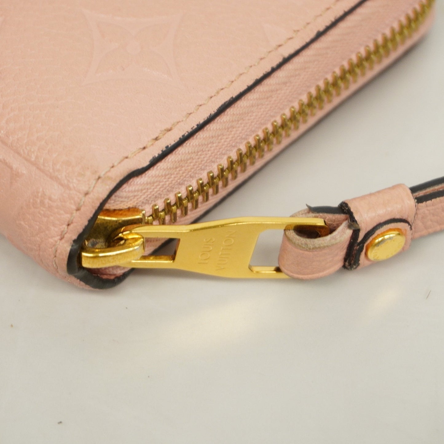 LOUIS VUITTONAuth  Monogram Empreinte Zippy Wallet M61857