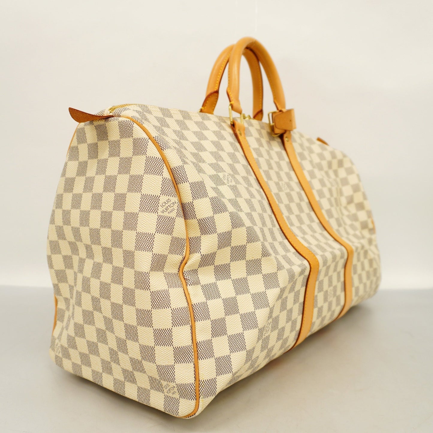 LOUIS VUITTONAuth  Damier Azur Keepall 50 N41430 Boston Bag