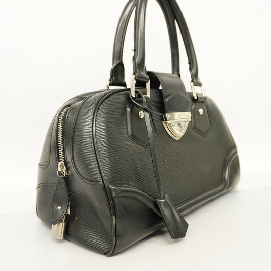 LOUIS VUITTONAuth  Epi Bowling Montagne GM M59312 Women's Handbag Noir