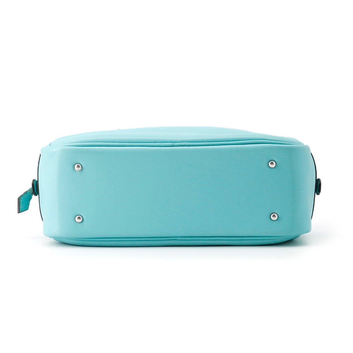 Hermes Blue Atoll Swift Leather Handbag ( )