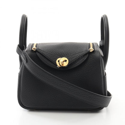 Hermes Black Togo Leather Shoulder Bag ( )