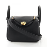 Hermes Black Togo Leather Shoulder Bag ( )