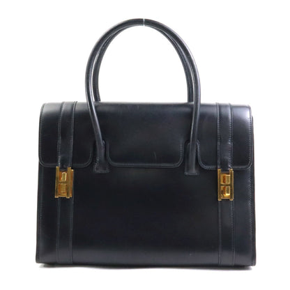 Hermes Black Box Calf Leather Handbag ( )