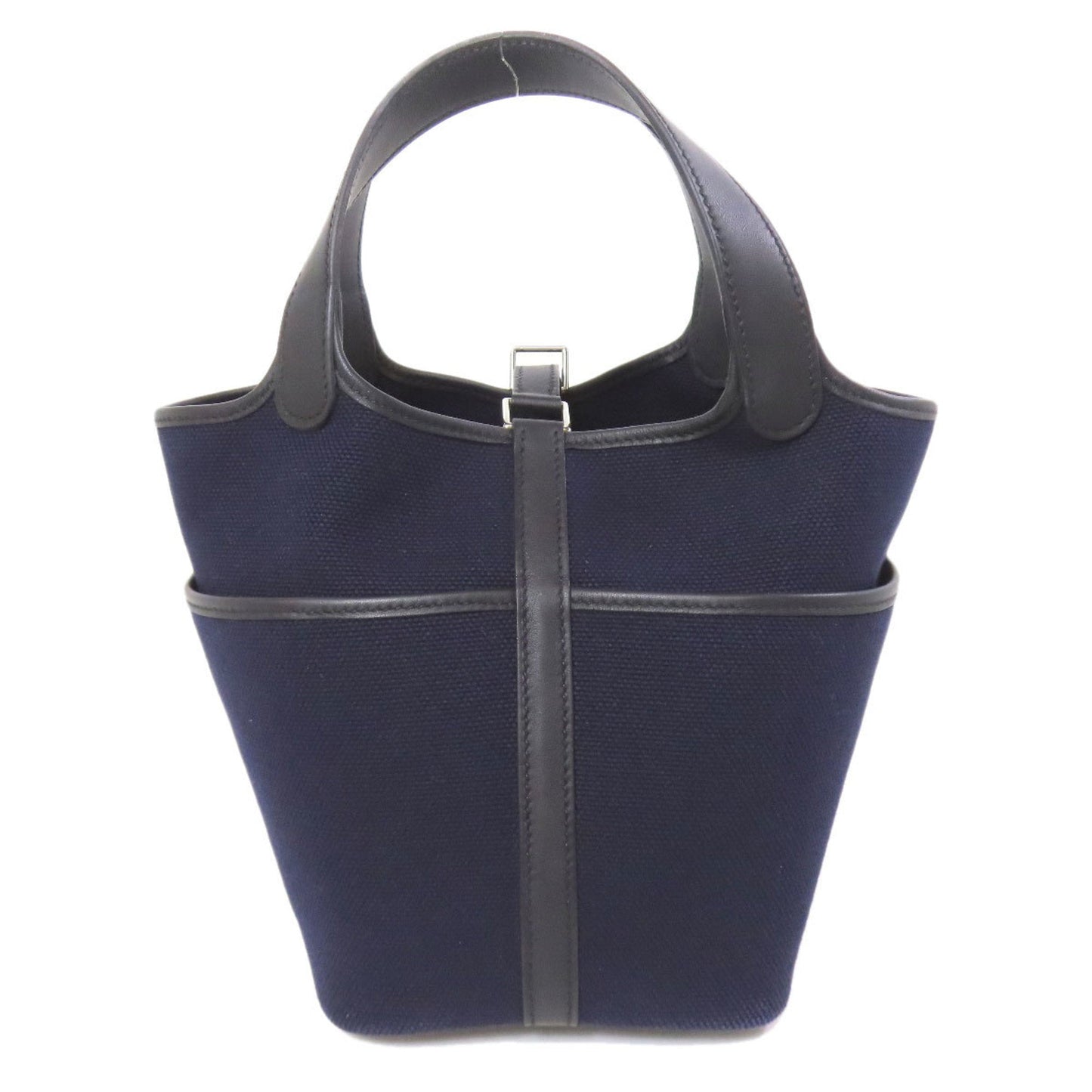 Hermes Black Navy Handbag ( )