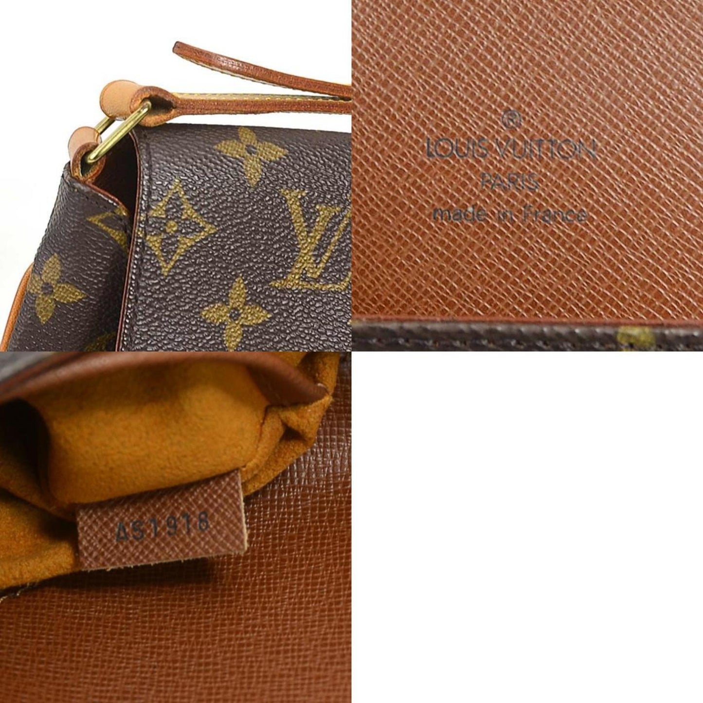 LOUIS VUITTON Shoulder Bag Monogram M tte Salsa Short Canvas Brown Women's M51258