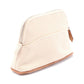 Hermes Beige Brown Natural Canvas Leather Pouch ( )