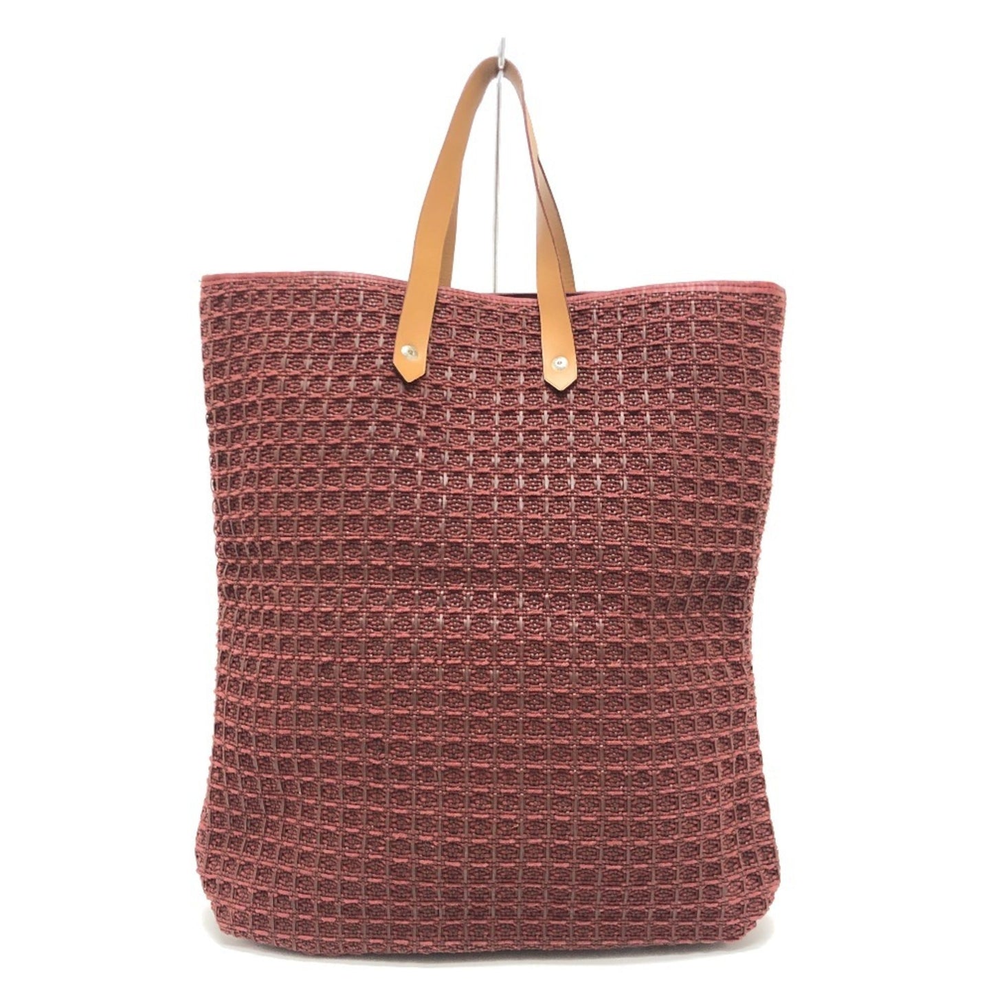 Hermes Ahmedabad Brown Canvas Handbag Tote Bag ( )