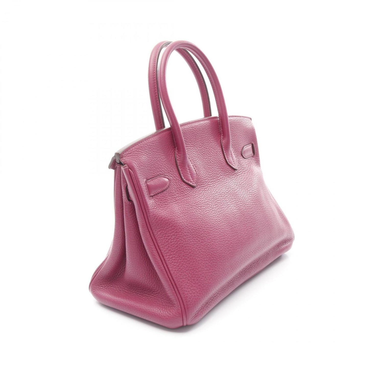 Hermes Birkin Pink Taurillon Clemence Leather Leather Handbag ( )