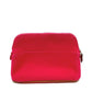 Hermes Bolide Pink Canvas Pouch ( )
