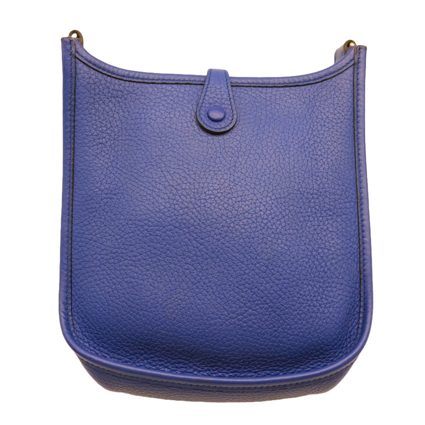 Hermes Blue Electric Taurillon Clemence Leather Shoulder Bag ( )