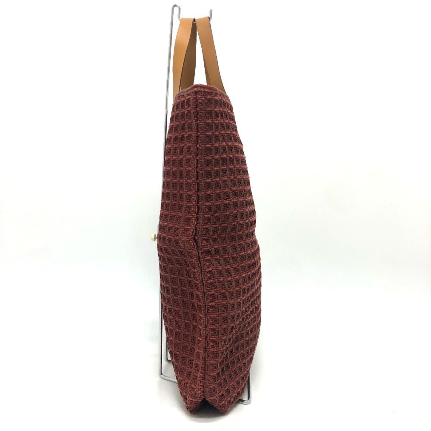 Hermes Ahmedabad Brown Canvas Handbag Tote Bag ( )