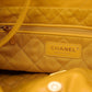 Chanel 22 Chain Shoulder Bag with Small Pouch Leather Yellow AS3260