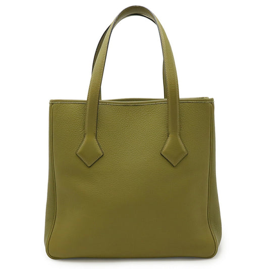 Hermes Anis Green Taurillon Clemence Leather Shoulder Bag Tote Bag ( )