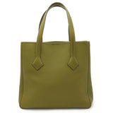 Hermes Anis Green Taurillon Clemence Leather Shoulder Bag Tote Bag ( )