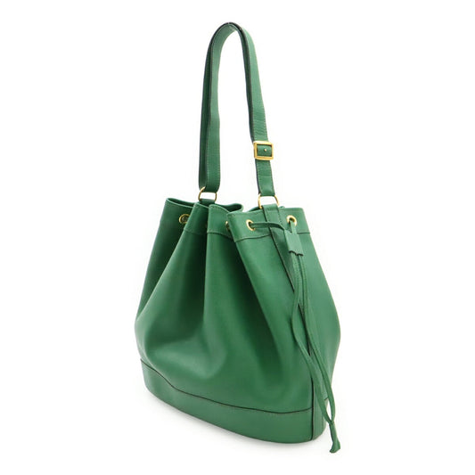 Hermes Bambou Green Courchevel Leather Shoulder Bag ( )