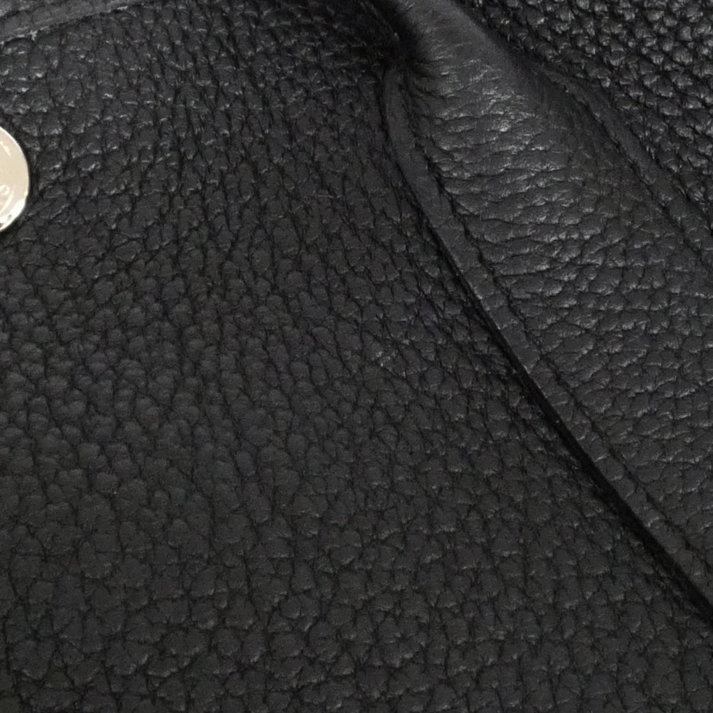Hermes Black Negonda Leather Handbag ( )