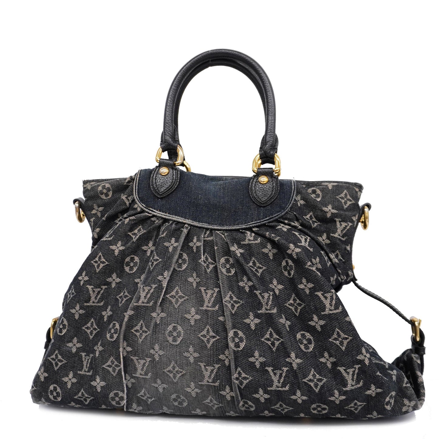 LOUIS VUITTONAuth  Monogram Denim Neokavi MM M95351 Women's Handbag