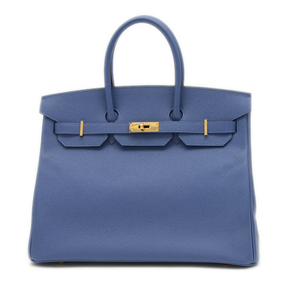 Hermes Blue Epsom Leather Handbag ( )