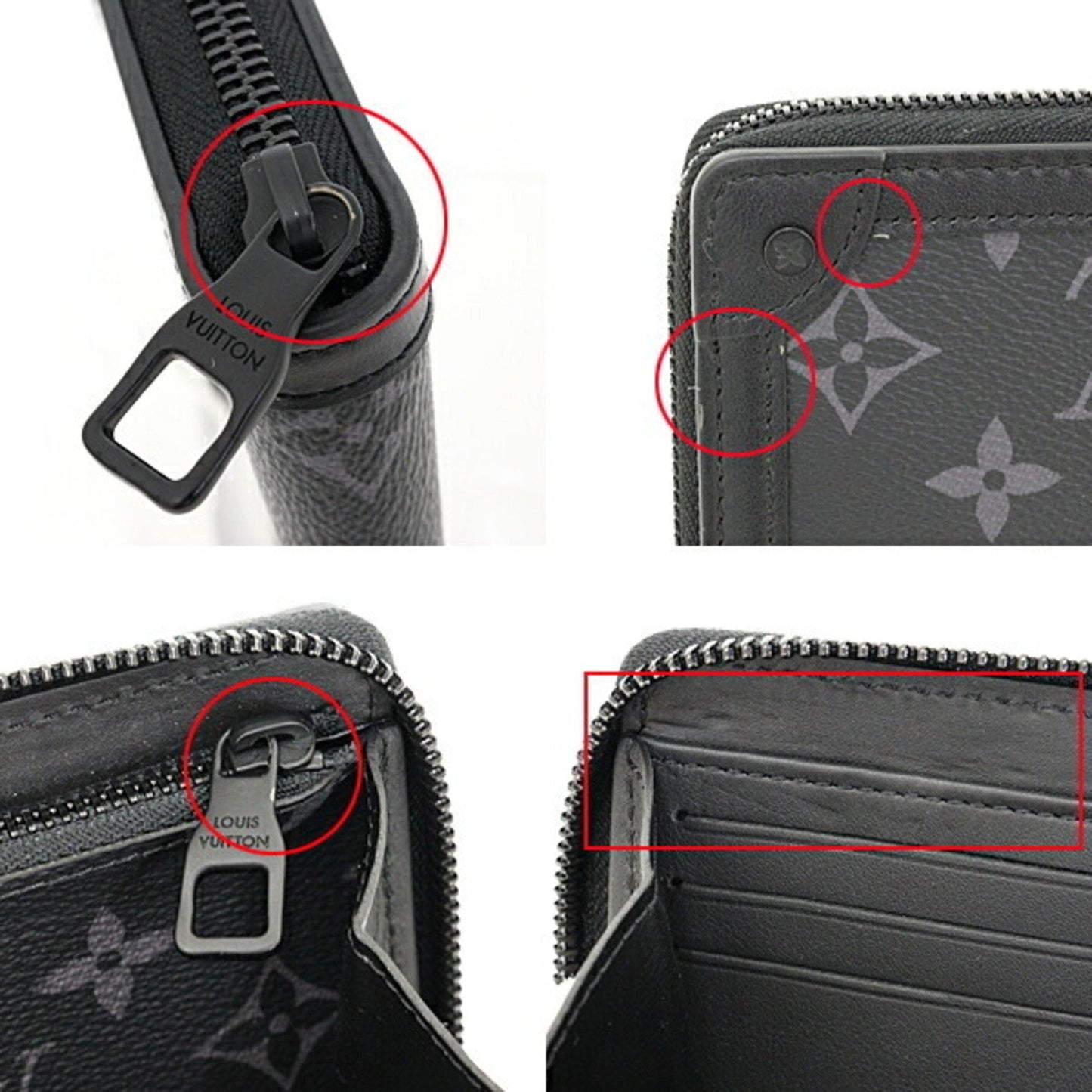LOUIS VUITTON Trunk Zippy Round Long Wallet M80558 Matte Black Metal Fittings