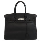 Hermes Black Togo Leather Handbag ( )