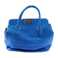 Hermes Blue Hydra Swift Leather Handbag Shoulder Bag ( )