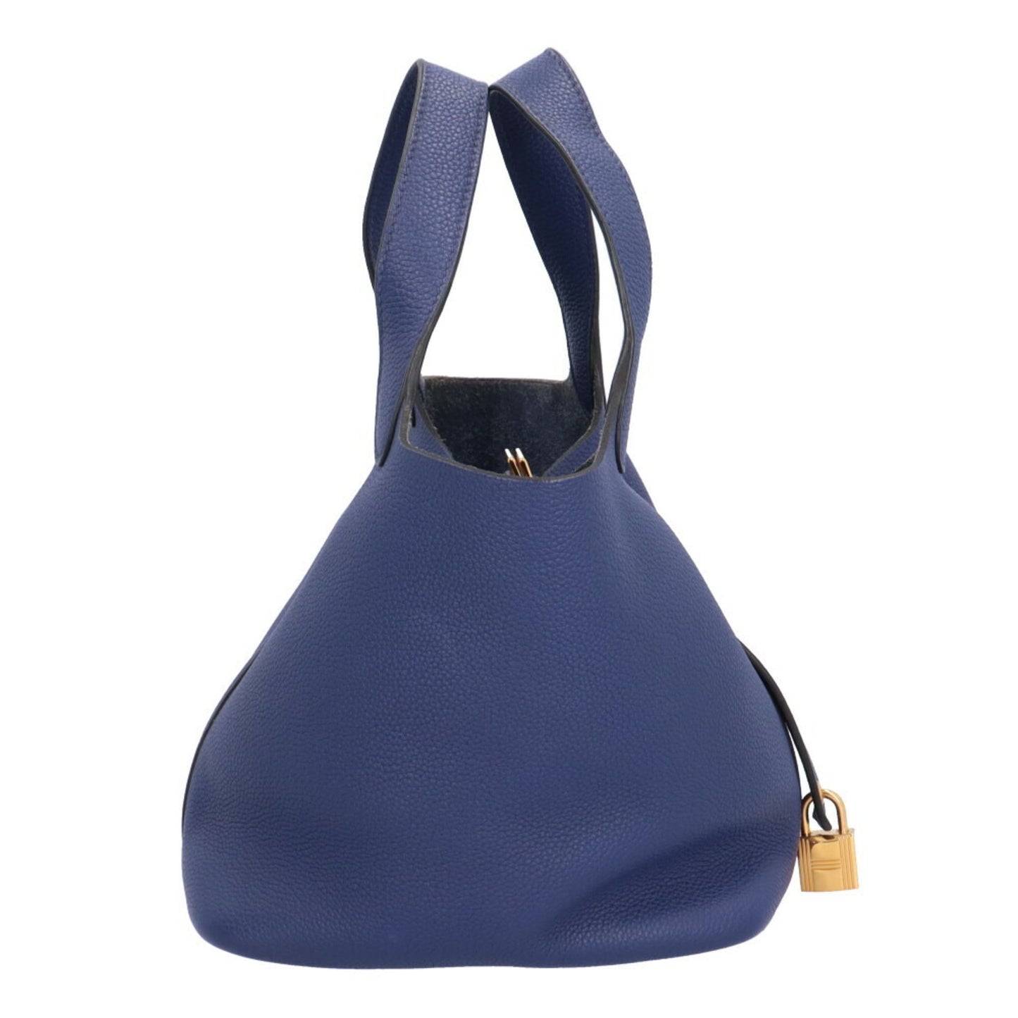 Hermes Blue Togo Leather Handbag ( )