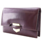 Hermes Bordeaux Box Calf Leather Clutch Bag ( )