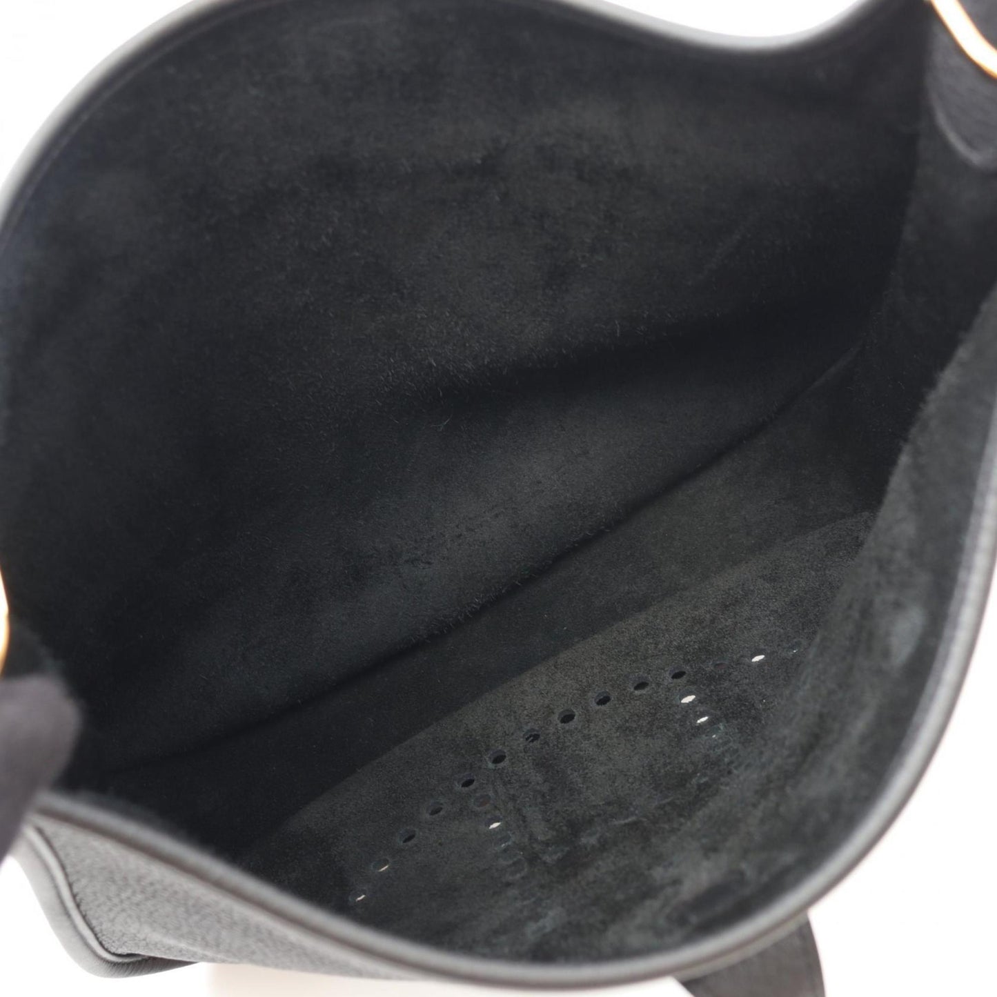 Hermes Black Taurillon Clemence Leather Leather Shoulder Bag ( )