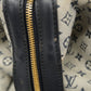 LOUIS VUITTONAuth  Monogram Mini Josephine GM M92211 Handbag Blue