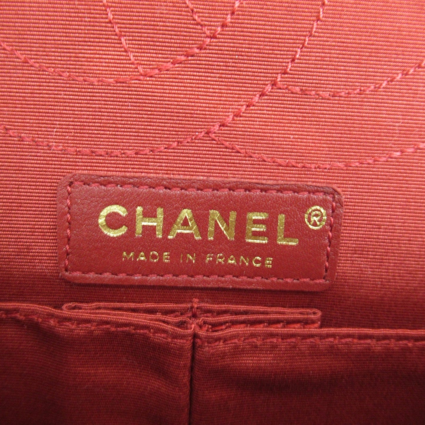 CHANEL 2.55 ChainShoulder Bag White Feutre
