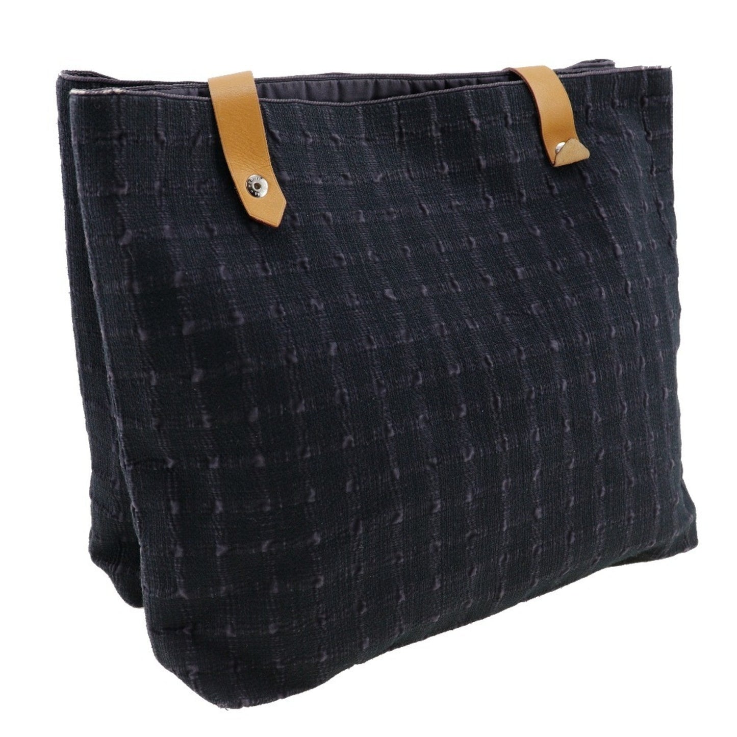 Hermes Black Canvas Shoulder Bag ( )