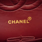 CHANEL Matelasse W Flap W Chain Women's Leather Shoulder Bag Black